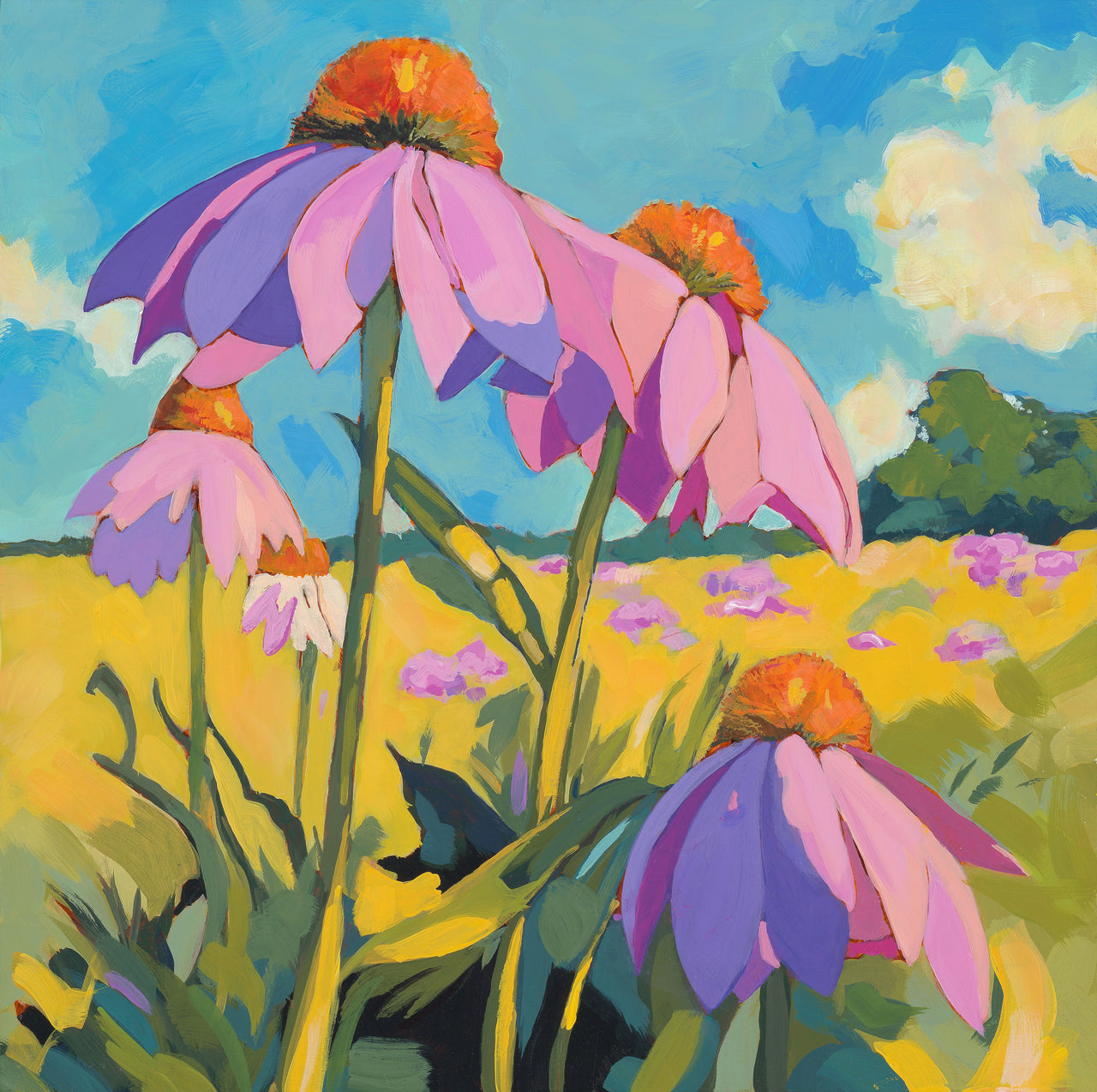 Prairie Coneflowers (Original)
