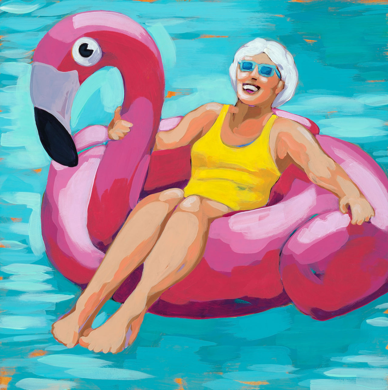 Flamingo Grandma