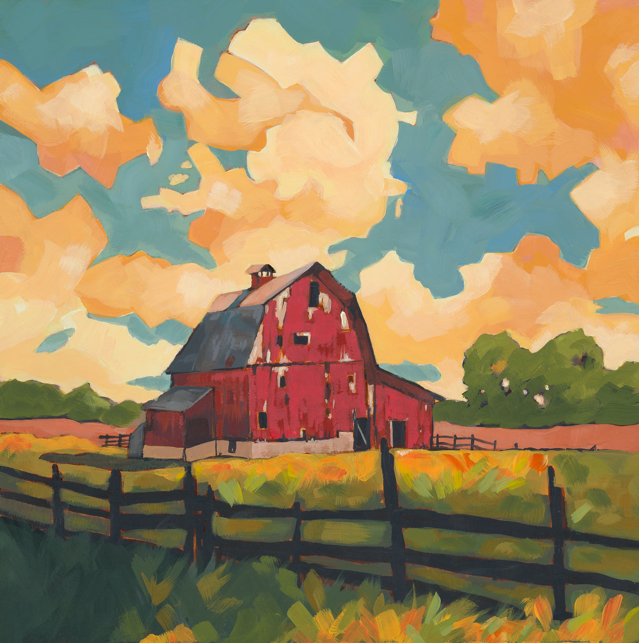 Old Red Barn (Original)