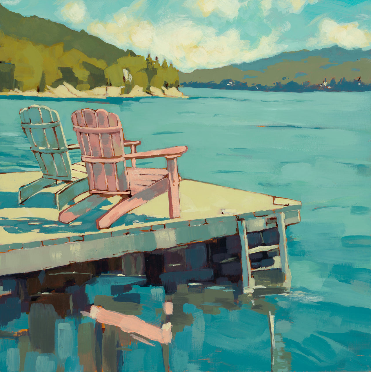 Sitting on the Dock(Original)