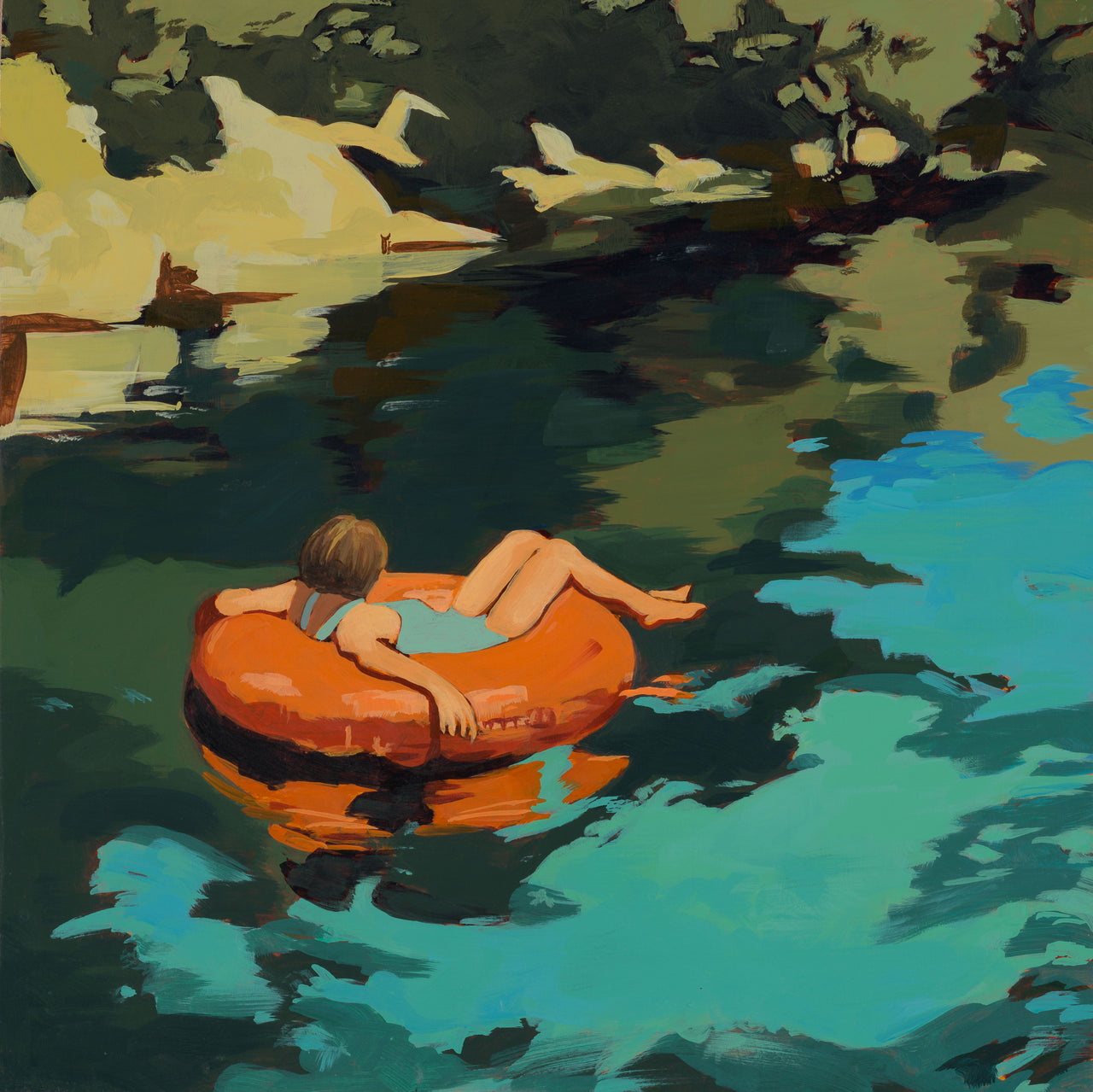 Tubing Down the River